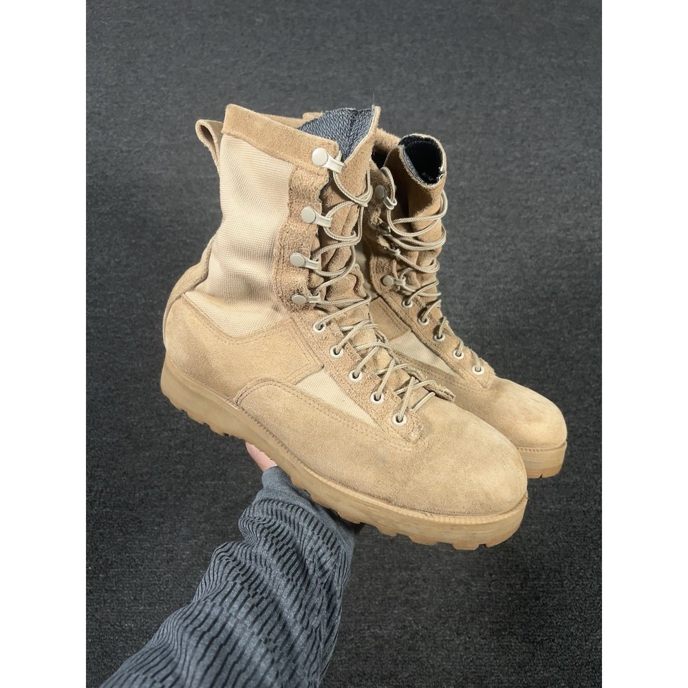 Belleville Waterproof Boots Men 9W VIBRAM Gore-Tex Beige Military Combat